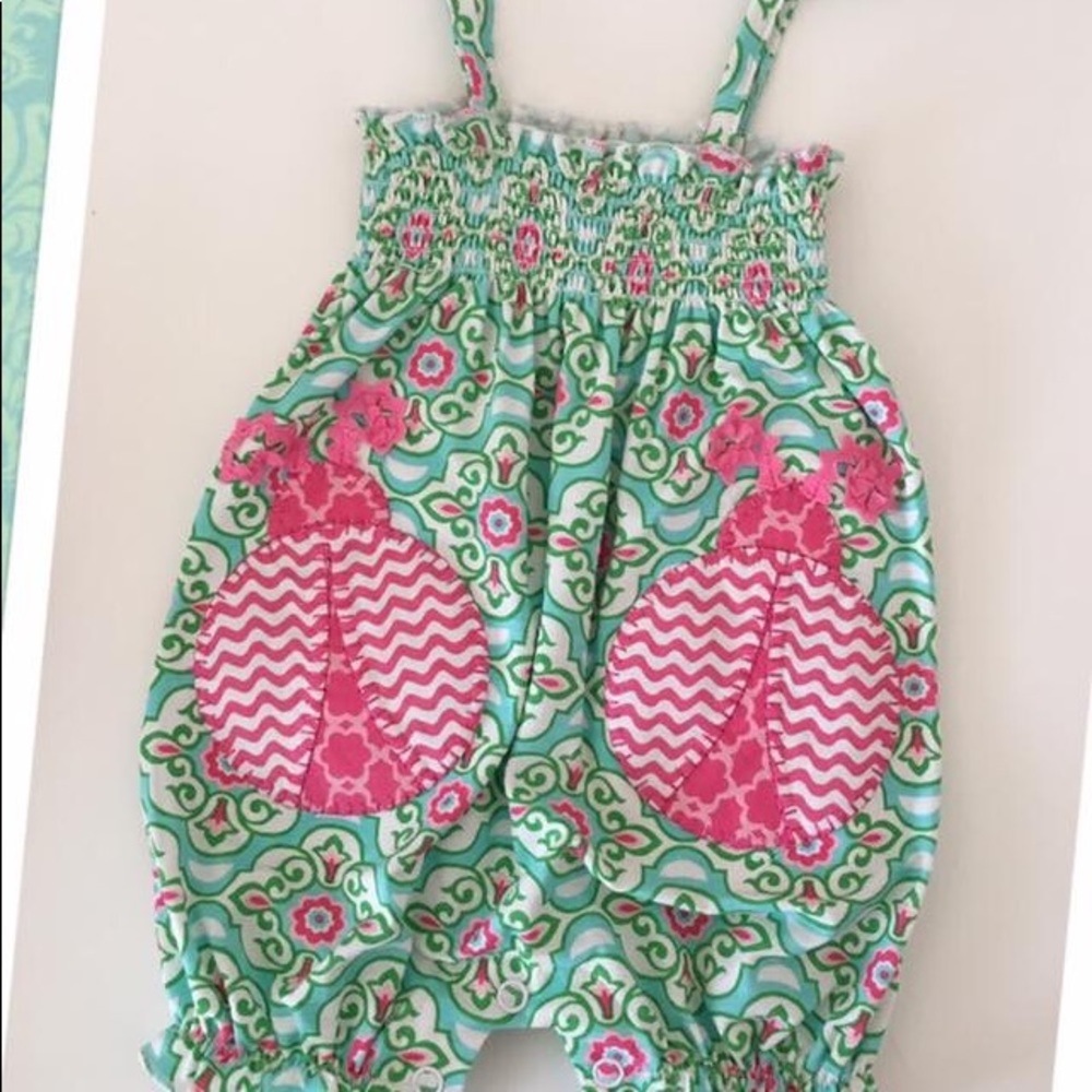 NWOT “MudPie” Lady Bug Romper